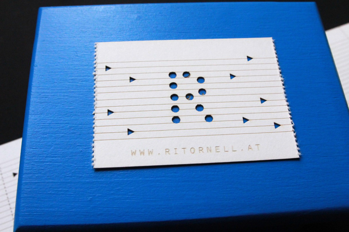 laser cut paper art design vienna burn product graphic Lasercut businesscard business card