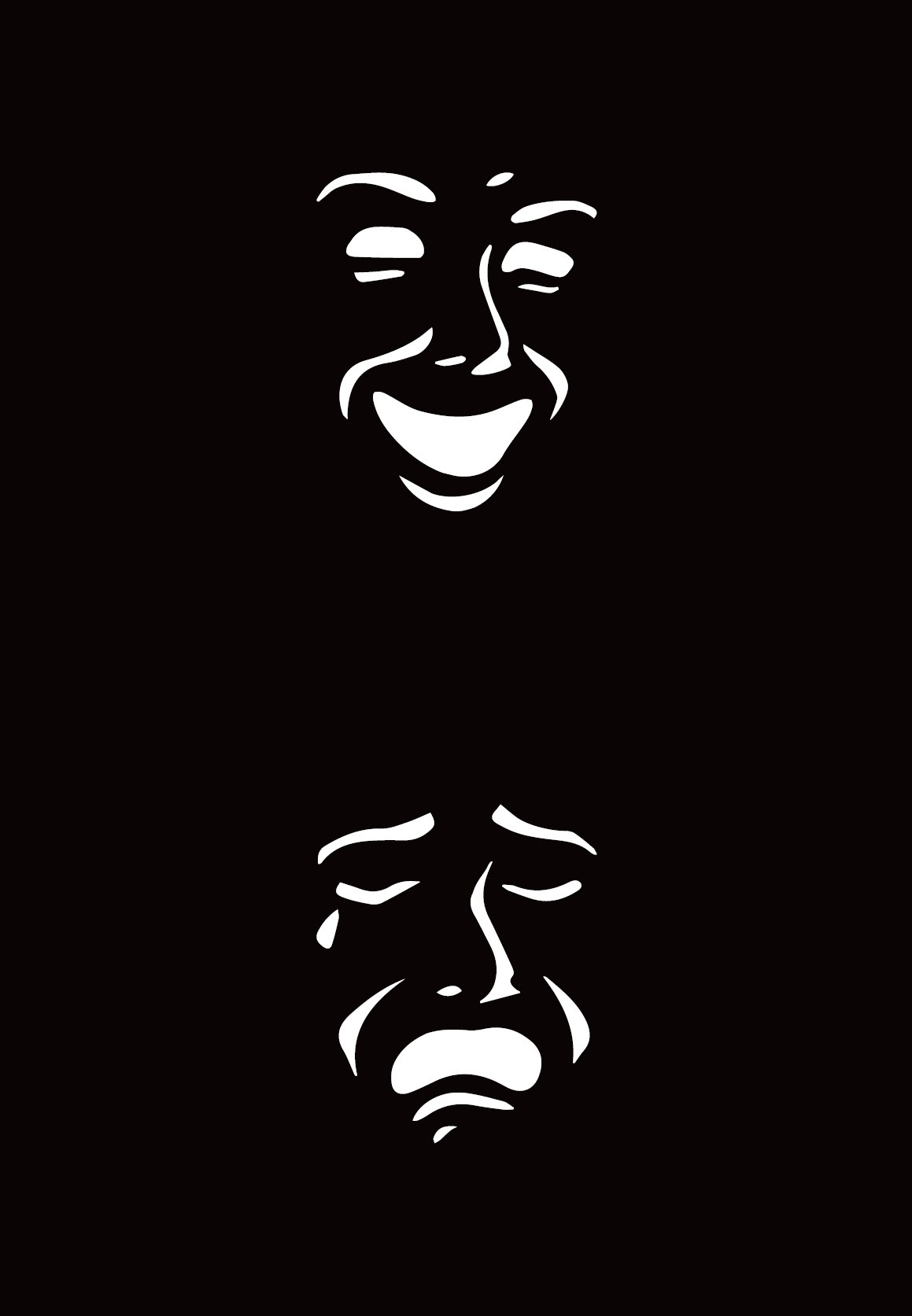 Maschere romane Teatro Romano Catania romana Roman masks masks Roman Theatre poster symbol interpretazioni artistiche