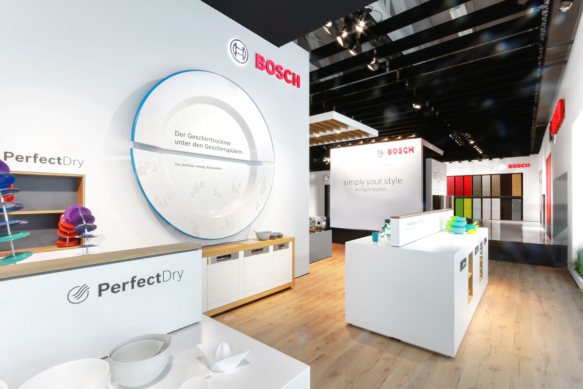 Bosch booth design Messedesign Messe messestand messestanddesign standdesign