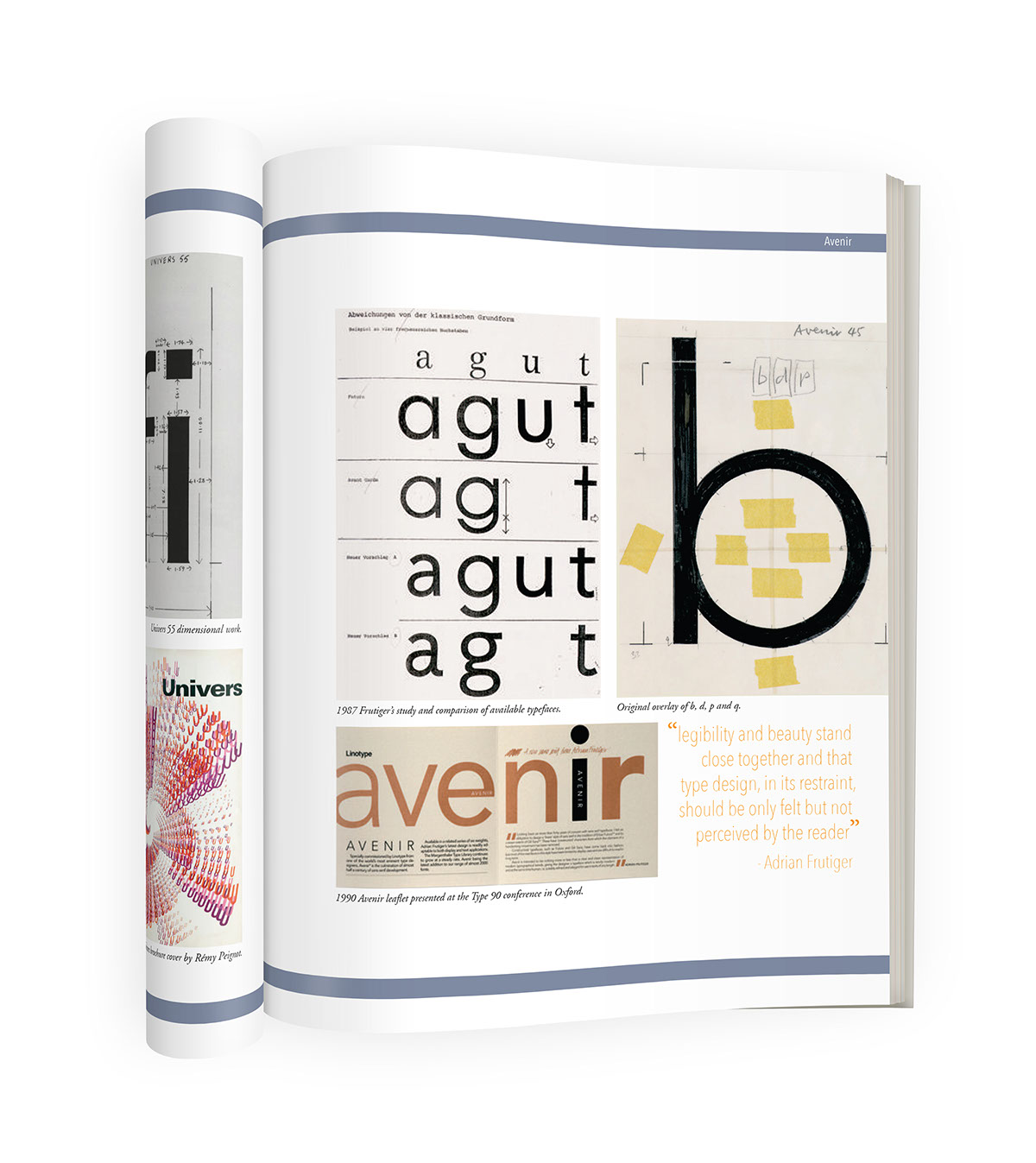 Adobe Portfolio AdrianFrutiger typographer layoutdesign