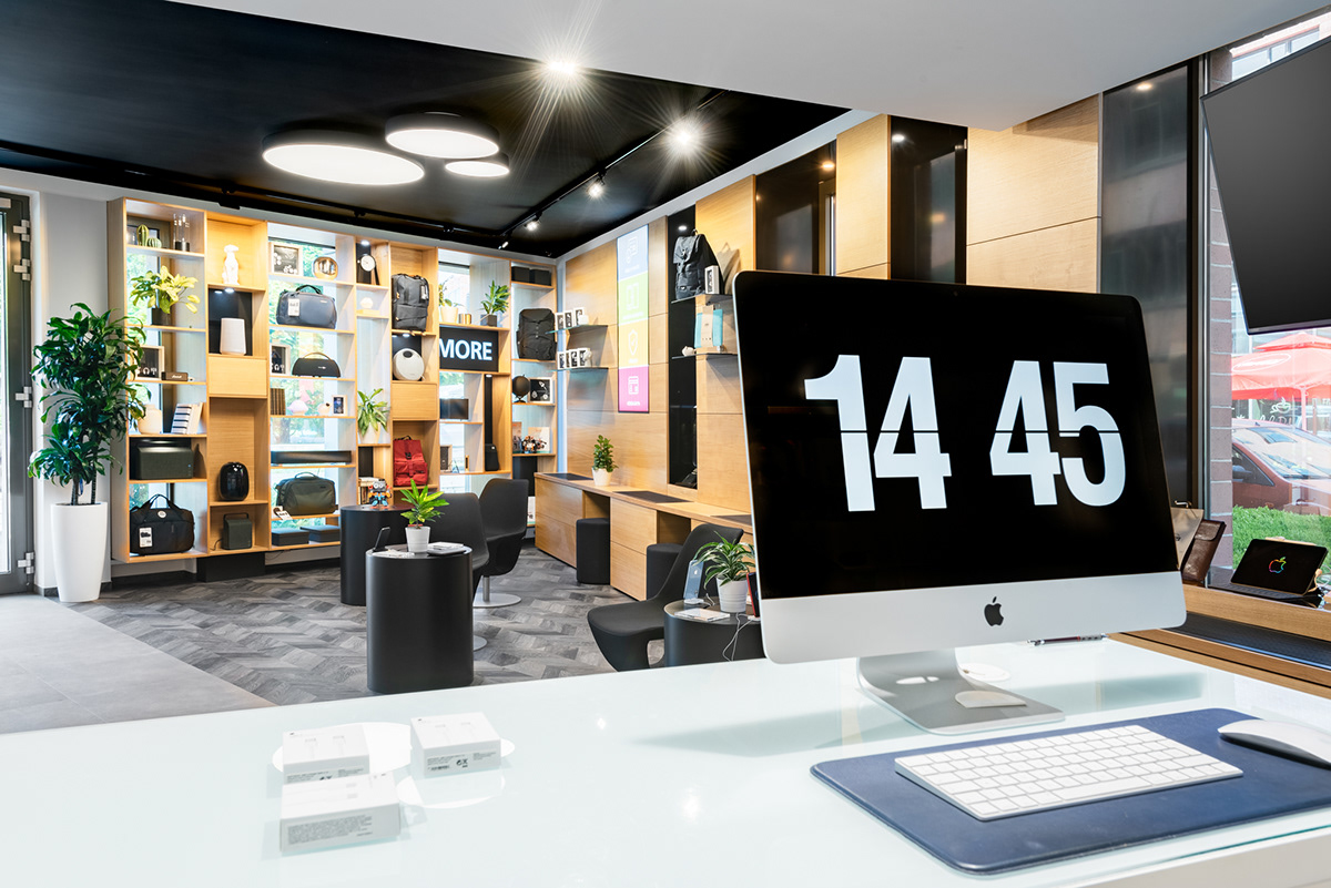 apple iCentre interior design  Office Office Design store store design