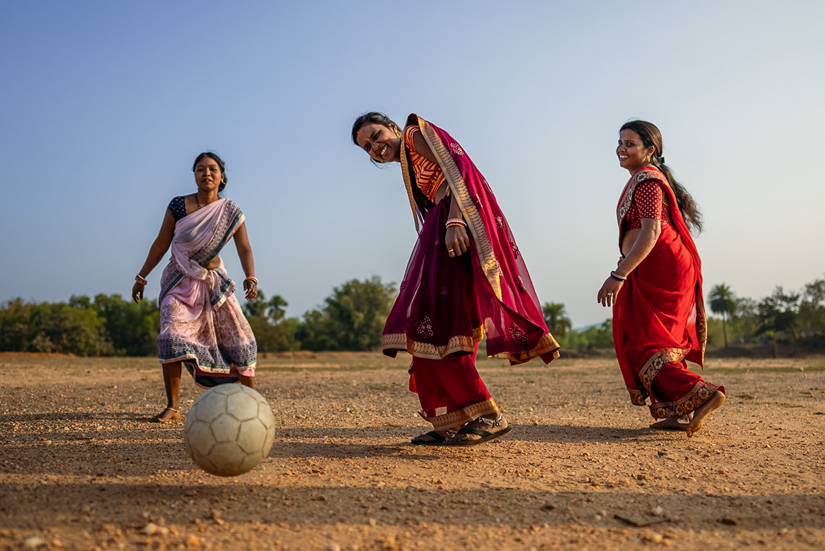 women women empowerment tribe women's day football Jharkhand cinematic Documentary Photography photojournalism  lightroom