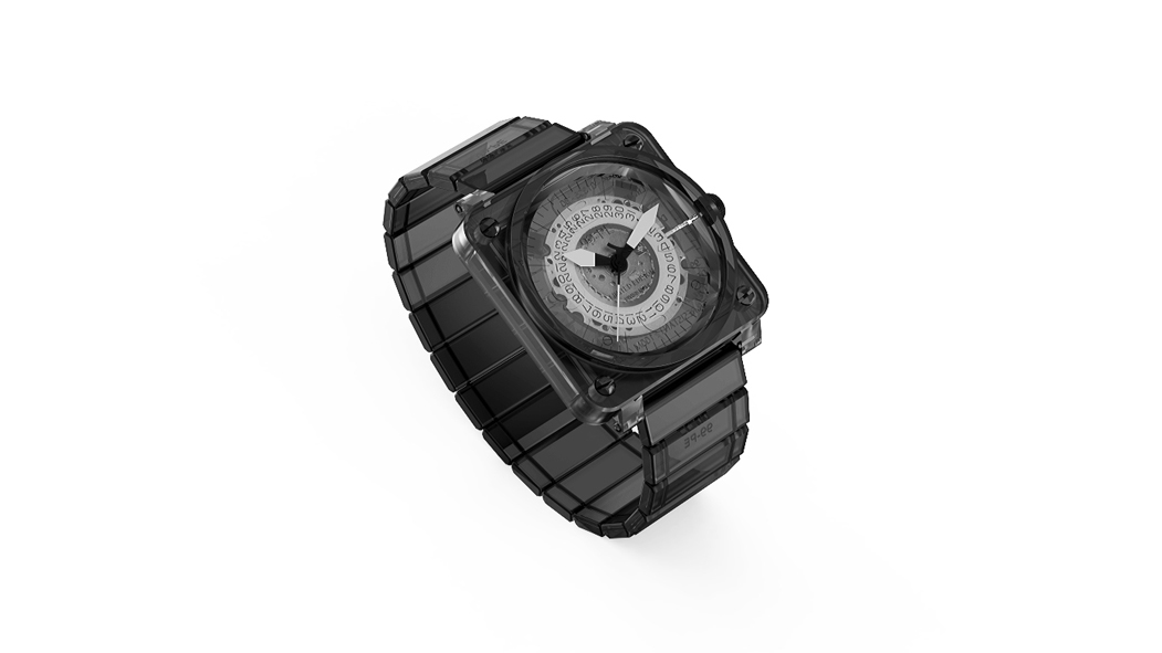 Fashion  accessory design 3d printed limited edition Innovative hand assembled wrist watch fascinating swiss made