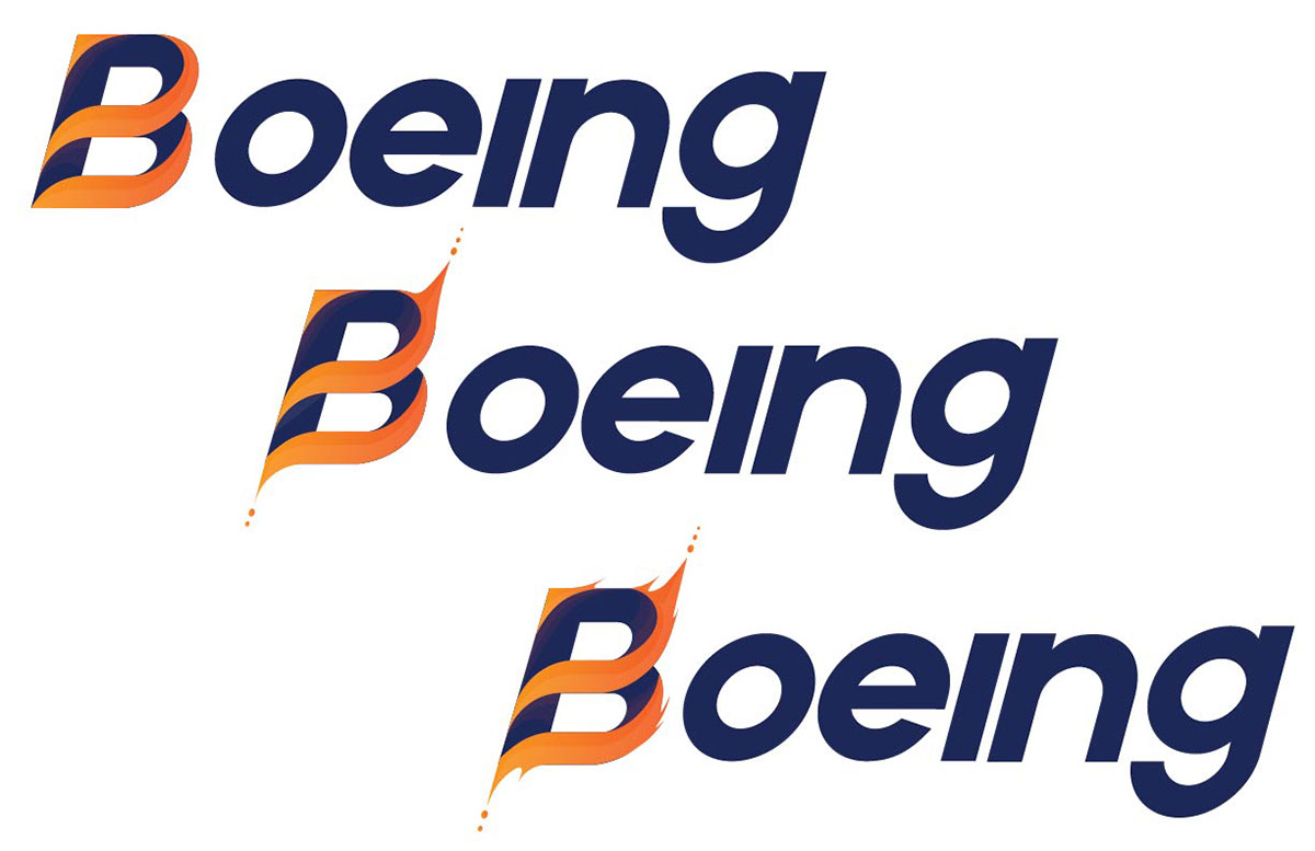 Rebrand branding  Boeing Aerospace Design industrial design  Aerospace Identity Design Branding design Digital Art 