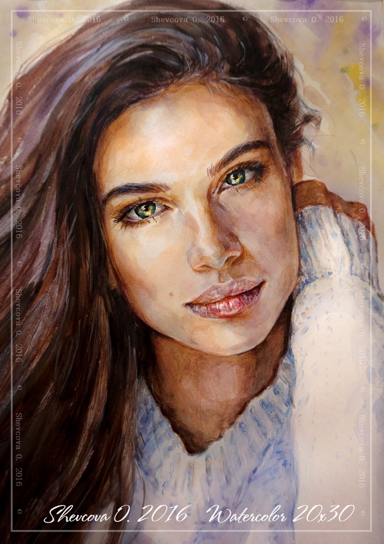 watercolor portrait vision girl girlportrait paint painting  