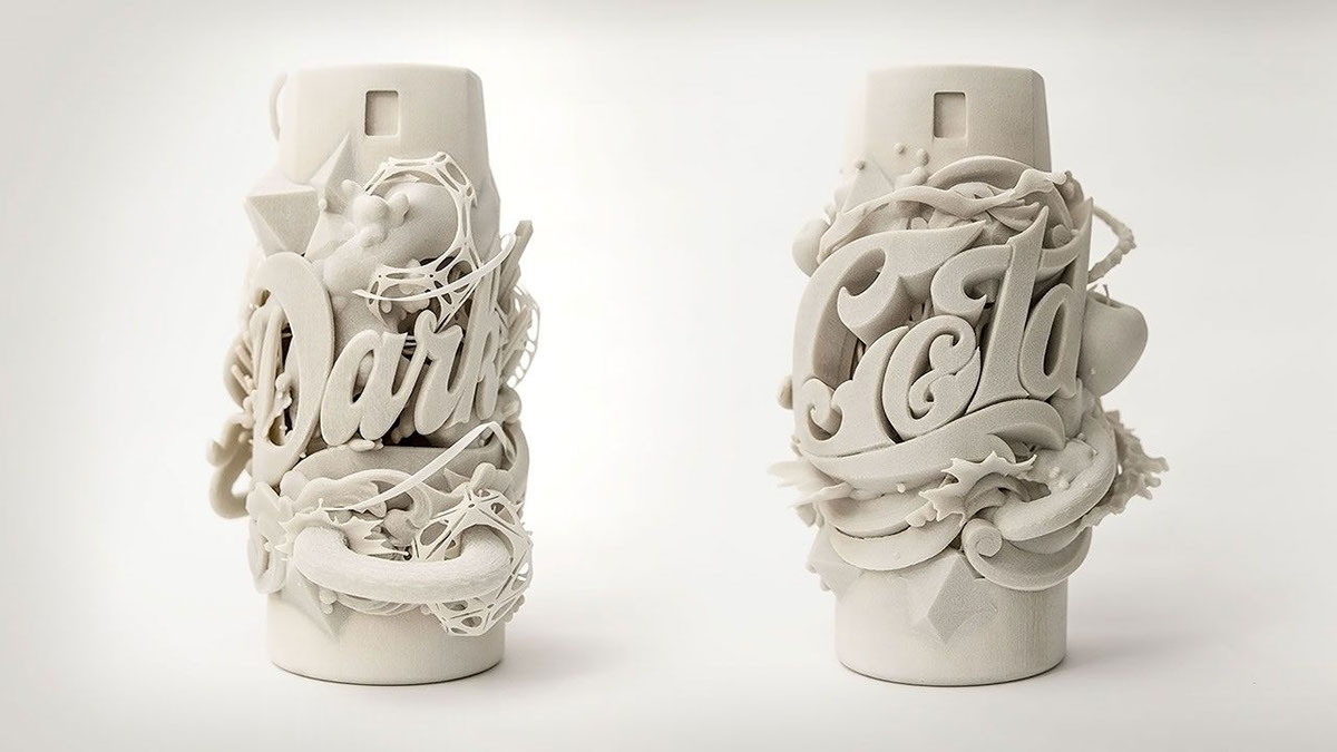 #3dprinting #typography #lettering #3D #lynx #expressionseries #lynxeffect #adcampaign #3dsystems