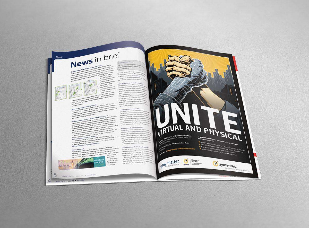 magazine hardcopy cover adobe Creative Cloud adverts design