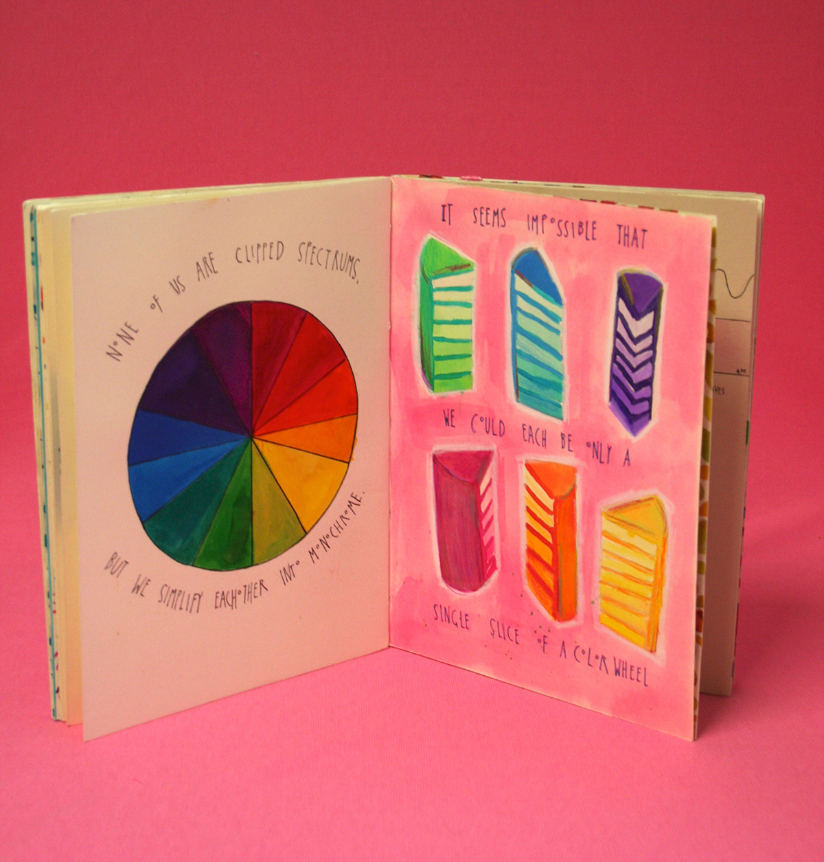 book books Iridescence rainbow color identity