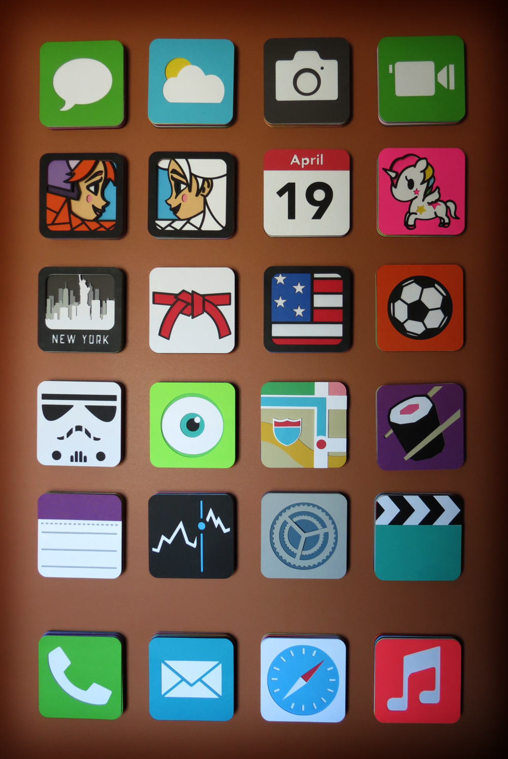 ios wall apps applications favorites iphone iPad ipod