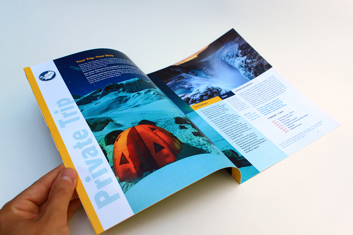 national geographic Travel Catalog catalog design editorial design  Layout Design Magazine design