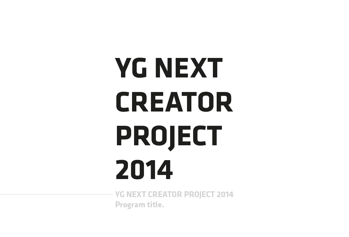 Adobe Portfolio YG creative creator South Korea seoul graphic design poster typo illust artwork