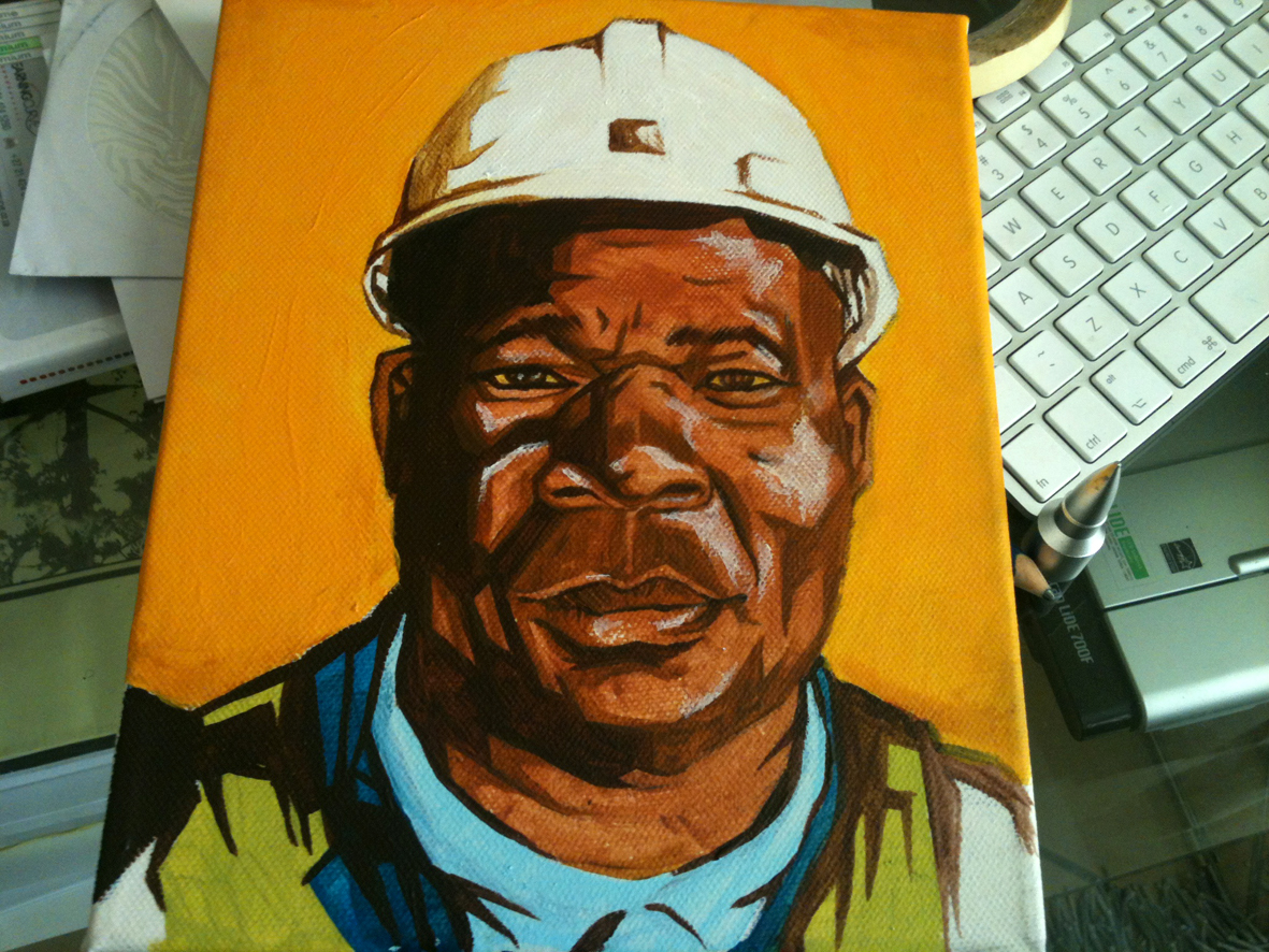 johannesburg  Illustration  painting  art  Bulawayo  zimbabwe  South Africa