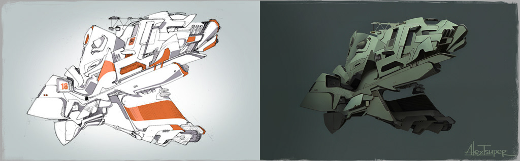 robot Character design  concept art ILLUSTRATION  2D art storyboard artist Scifi Vehicle Design futuristic Cyberpunk