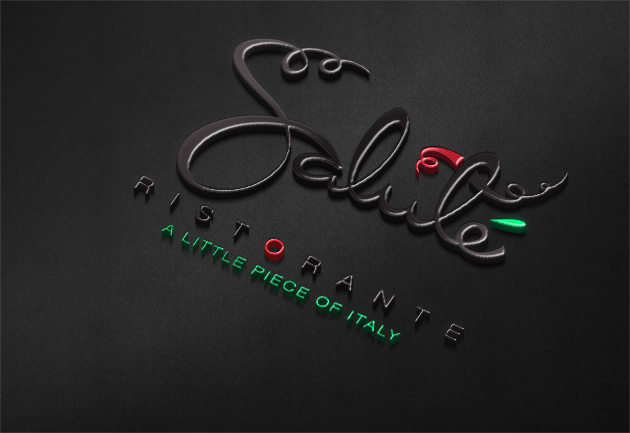 salute logo Logotype Logotipo brand restaurant bar wine italian Cayman islands