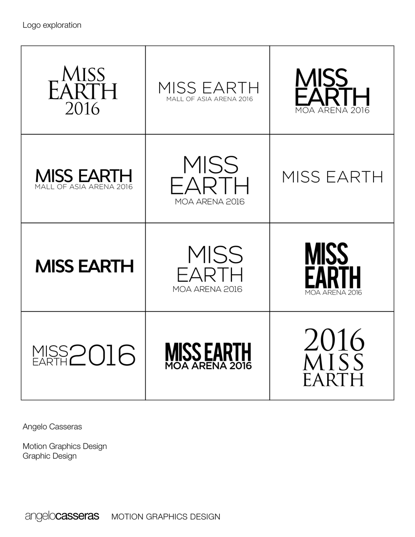 main titles Broadcast Packages broadcast broadcast package Title titles pageant miss earth miss earth