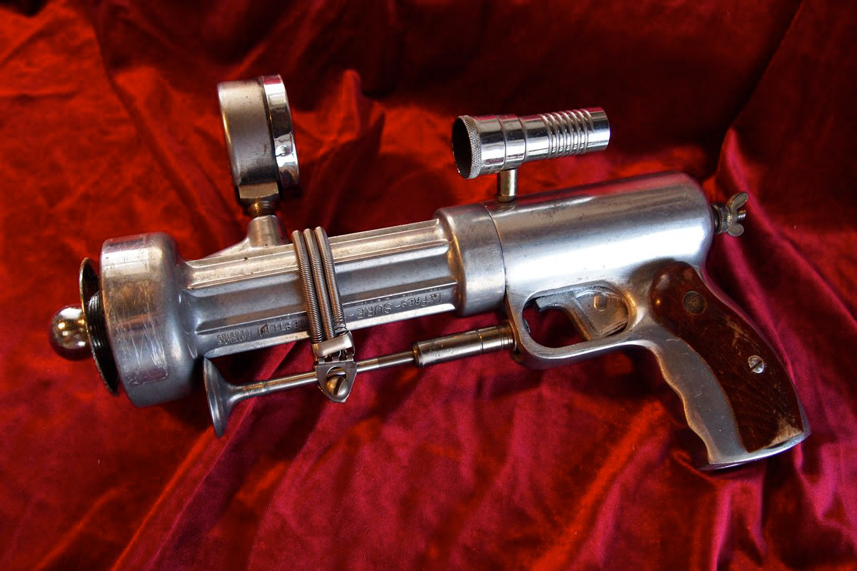 Raygun STEAMPUNK RECYCLED repurposed sci-fi science-fiction