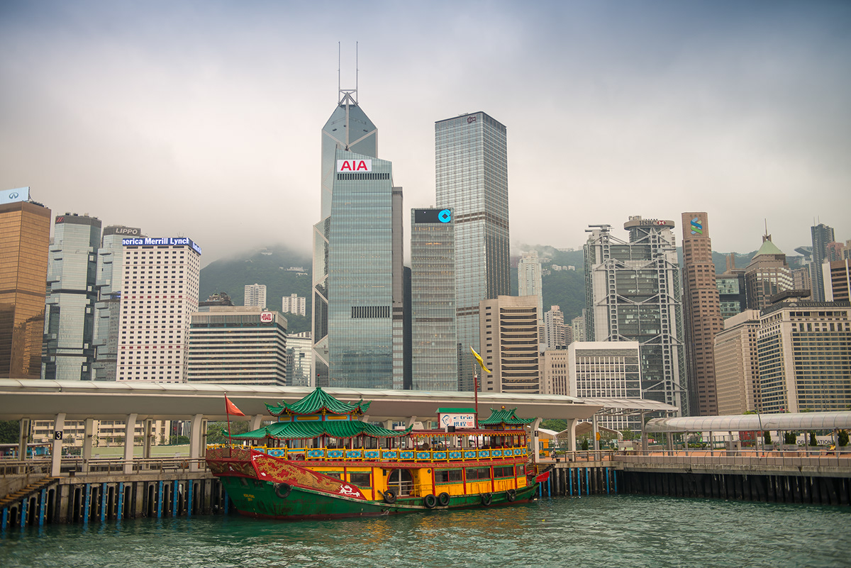 Hong Kong skyline buildings skyscrapers panorama city Urban