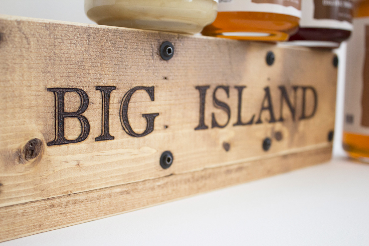 honey package jars crates big island