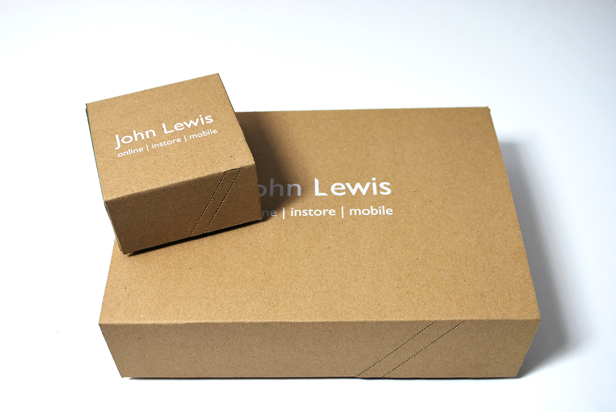 D&AD John Lewis boxes home delivery delivery design conceptualising journey Experience john lewis D&AD Awards packaging design