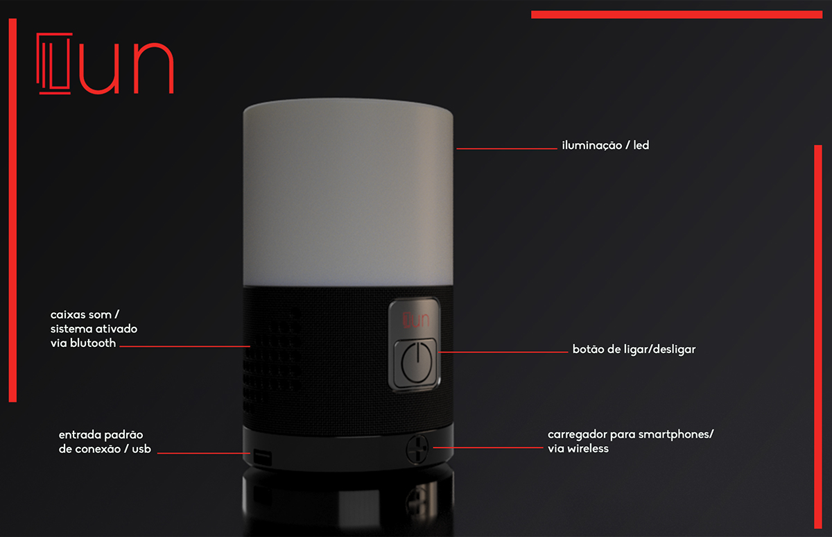 industrialdesign luminária design black Autodesk Fusion360
