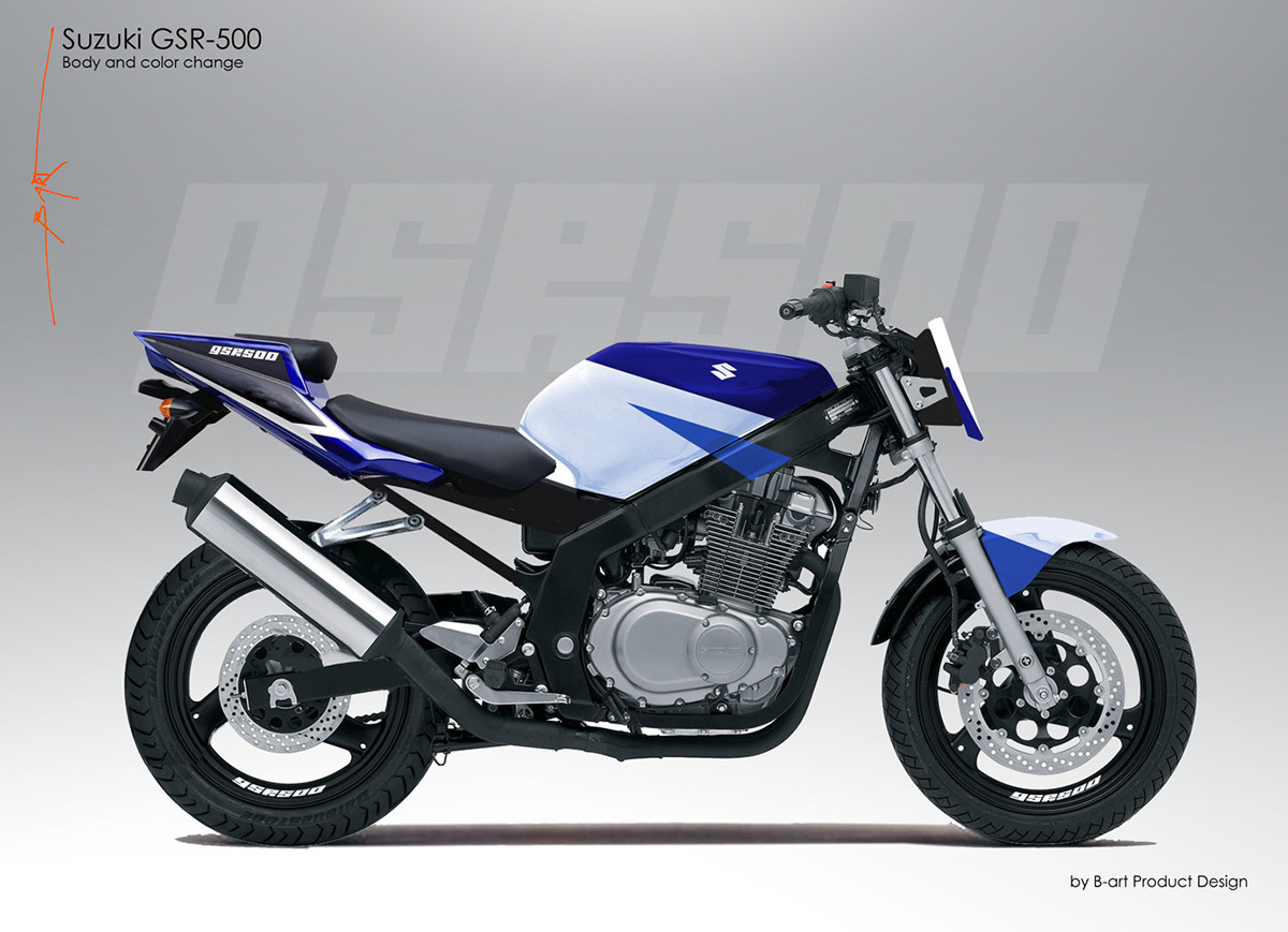 Suzuki product Custom motorcycle GS500 GSR500
