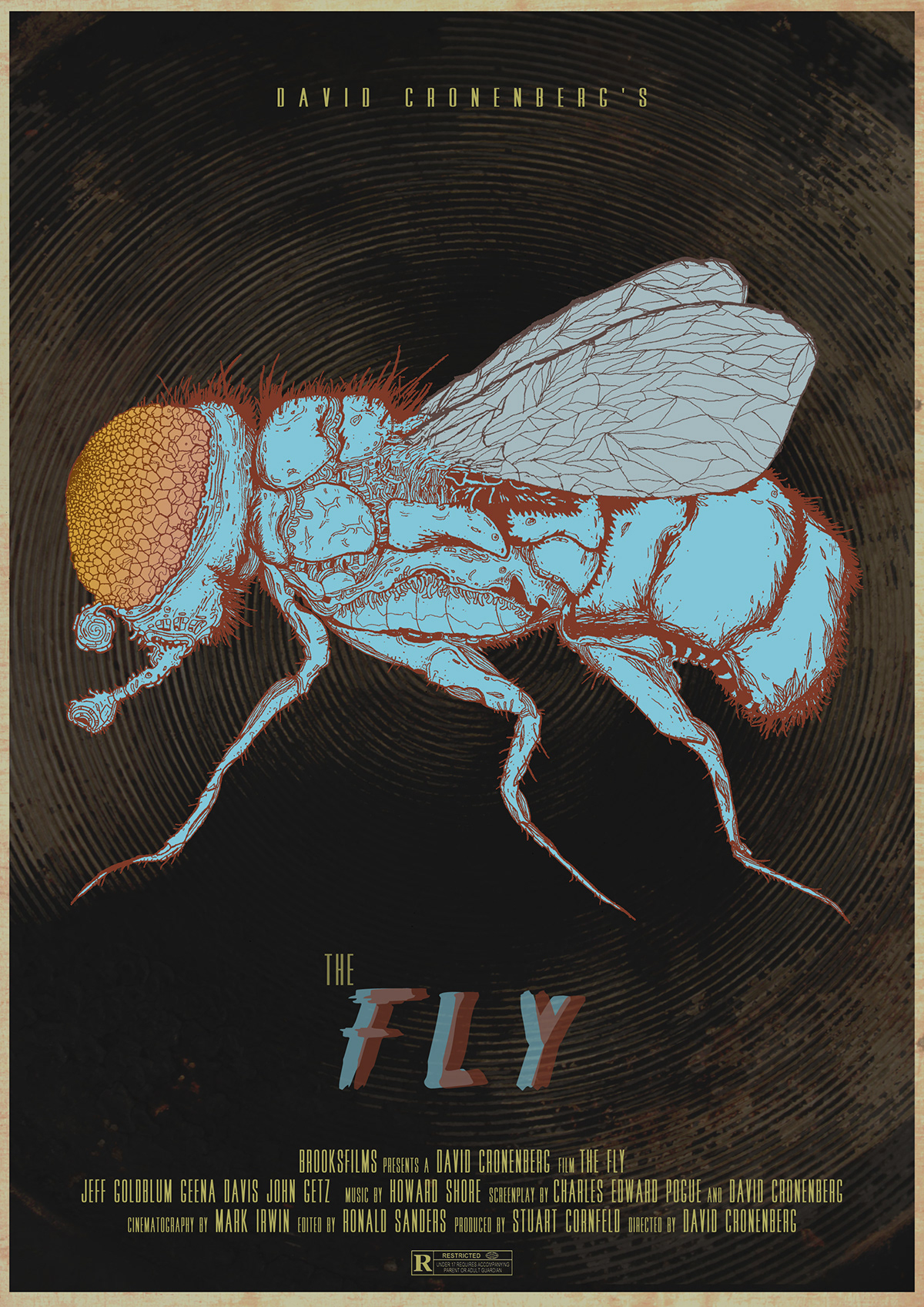 The Fly movie poster david cronenberg horror film
