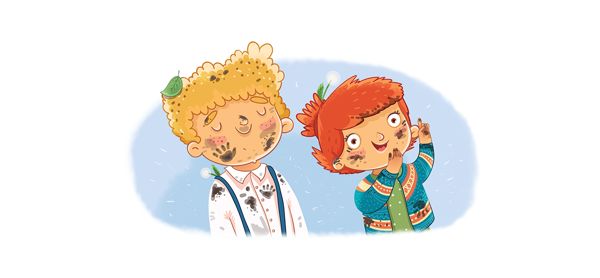 belarus book cover book design Character Character design  children kids self publishing brother and sister Picture book