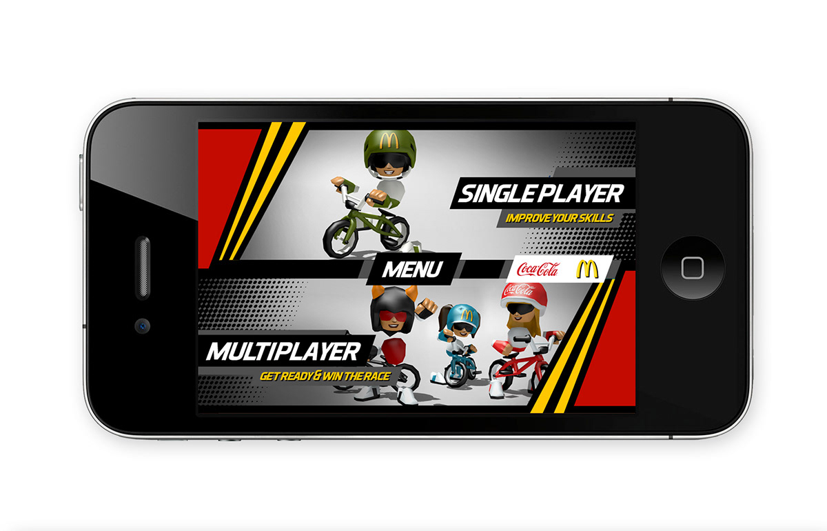 bmx  speed  racer AR  augmented  reality  game   iOS android  character
