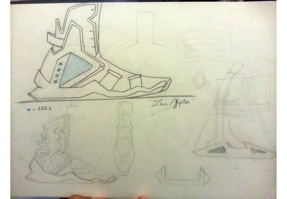 footwear sketch