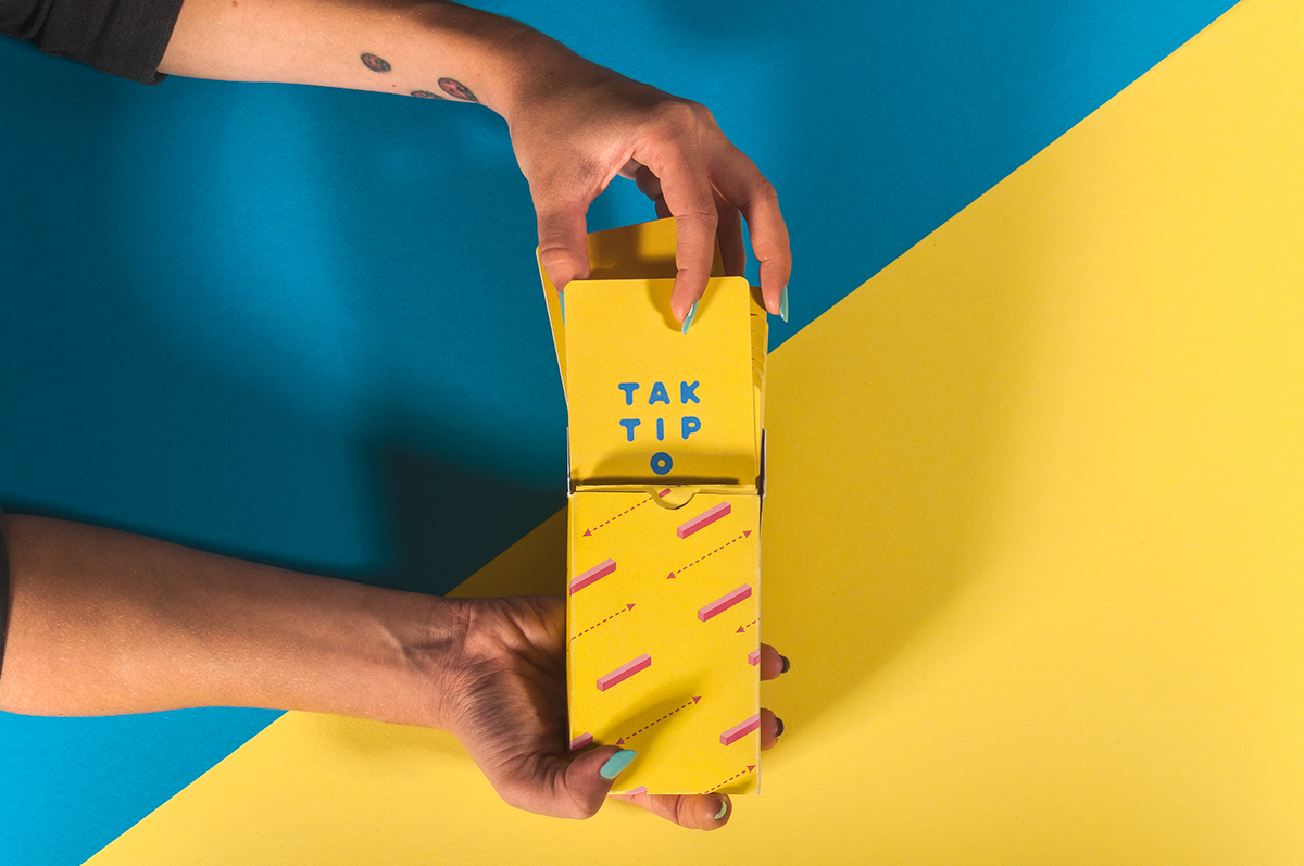 Packaging design typography game card card game Education graphic design Fun taktipo