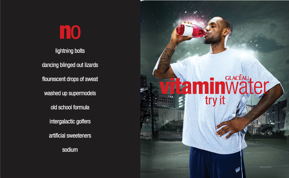 basketball ESPN kobe LeBron Streetball court B-Ball sport cover magazine ad drink beverage vitaminwater NBA