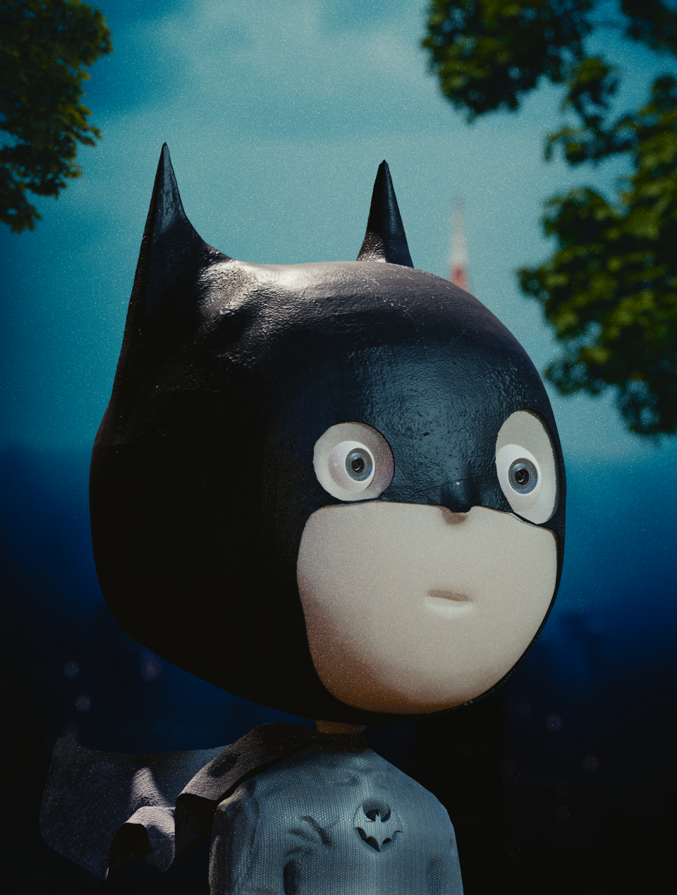 batman blender CG 3D Lucas Souza cartoon art