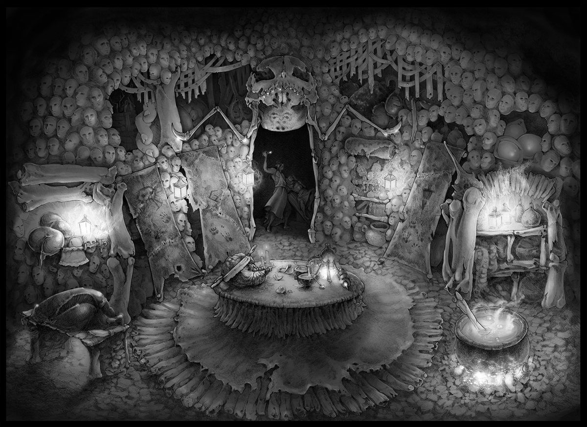 fantasy  Horror  games role-playing  kickstarter  environment design Events  painting  illustrating monster  Kingdom Death  product design