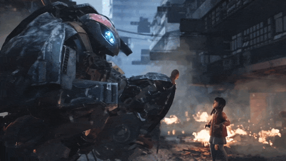 robot Pacific Rim cinematic Street Scrapper abandoned mech fight lifeafter