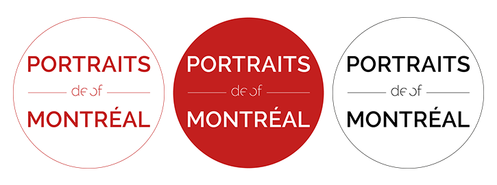 portraits de Montréal portraits of Montreal Montreal Logo Design motion design
