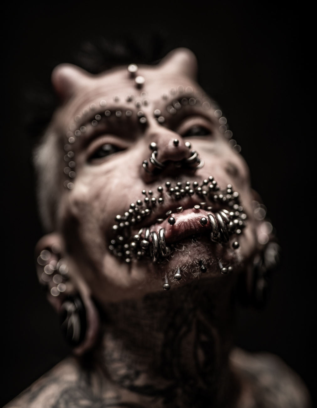 piercing tattoo rendering 3D Maya photoshop creative bodymod Body Modification art