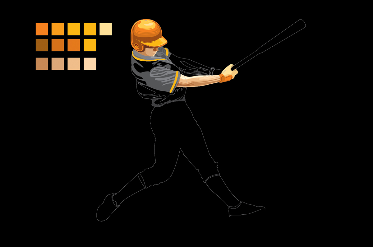 baseball baseball player homerun orange Dominican republic