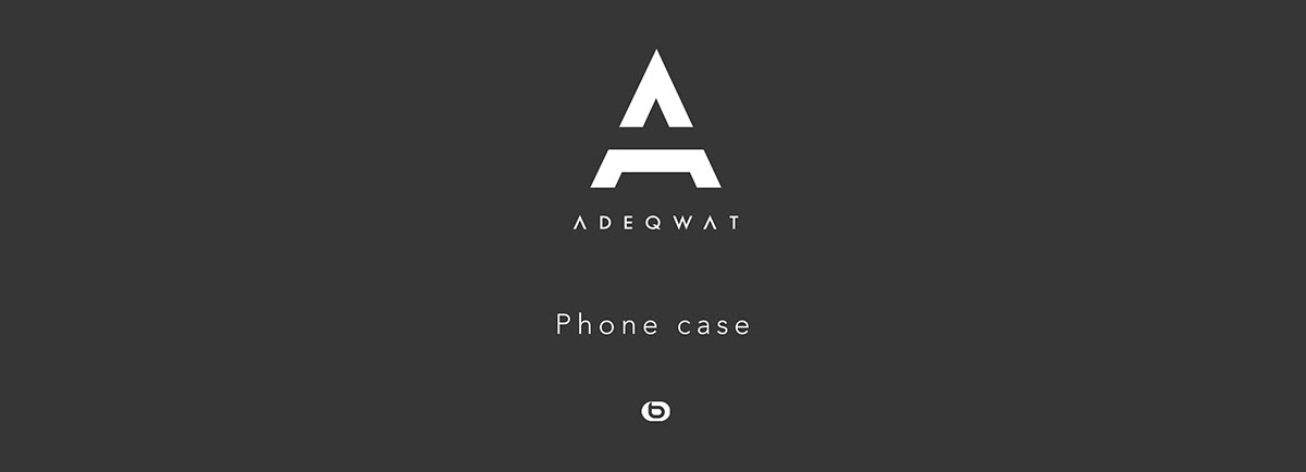 phone case Adeqwat Stand card storage Packaging codesign maker product design  industrial design 