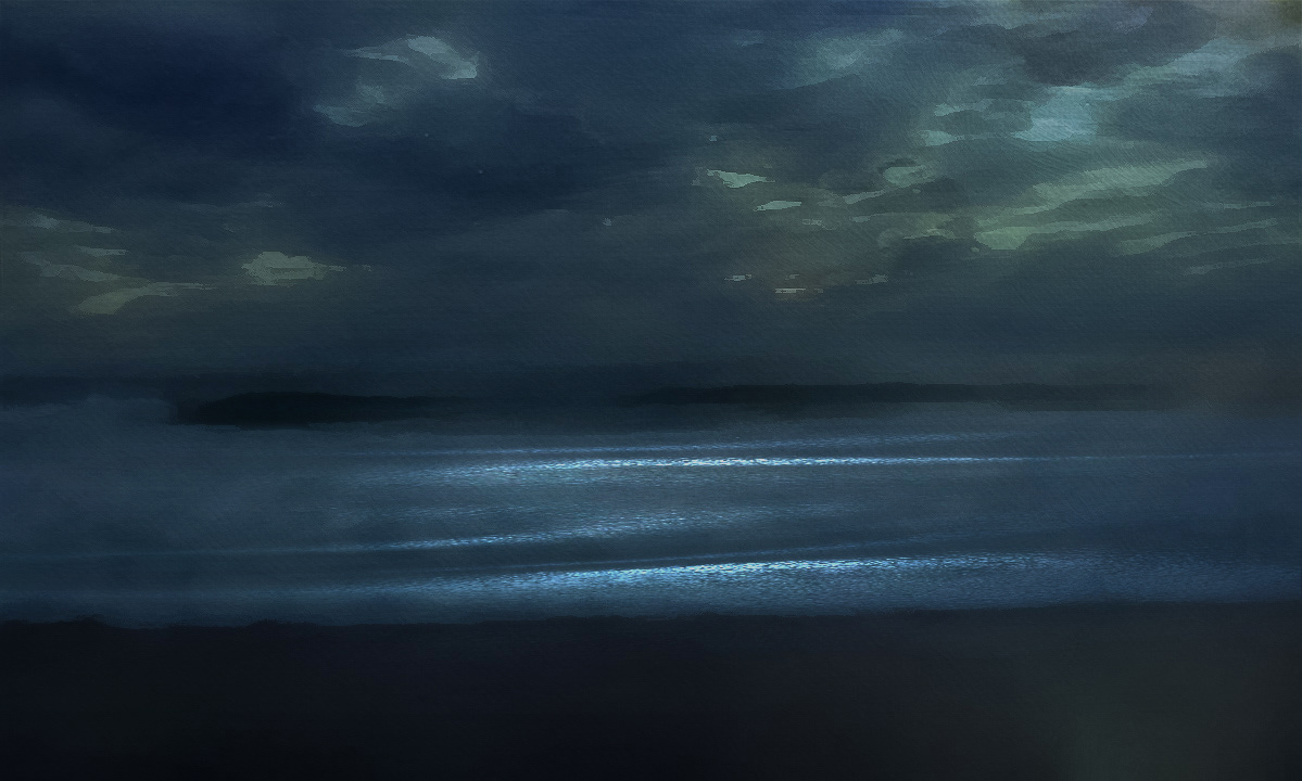mer sea rivage nuit night matin MORNING vague wave