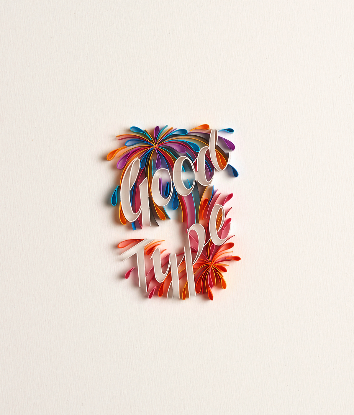 creative letters paper typography Paper Illustration