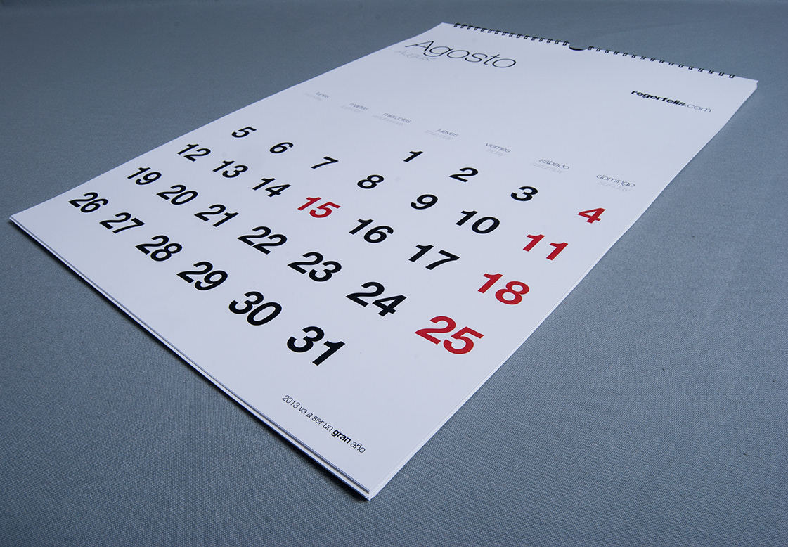 calendar  selfpromo  autopromo  christmas Client Gift