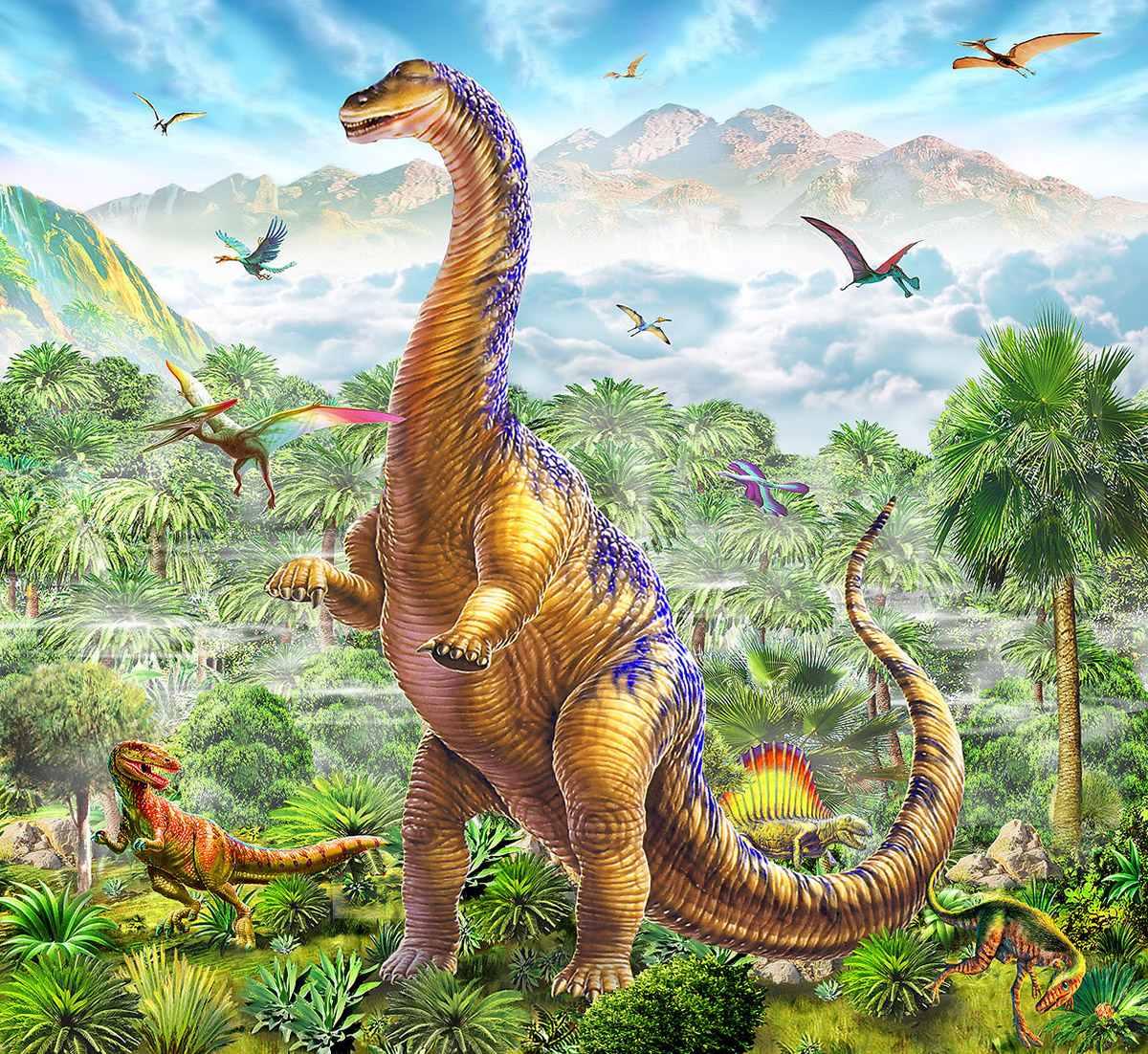 dinosaurs jurassic park tyranosaurus rex apatosaurus Braciosaurus pteranodon pteradactyl spinosaurus gigantosaurus jurassic Cretacious