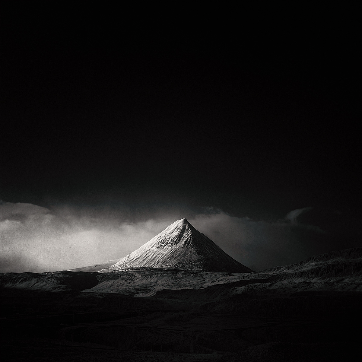 iceland infrared monochrome Moody long exposure dark