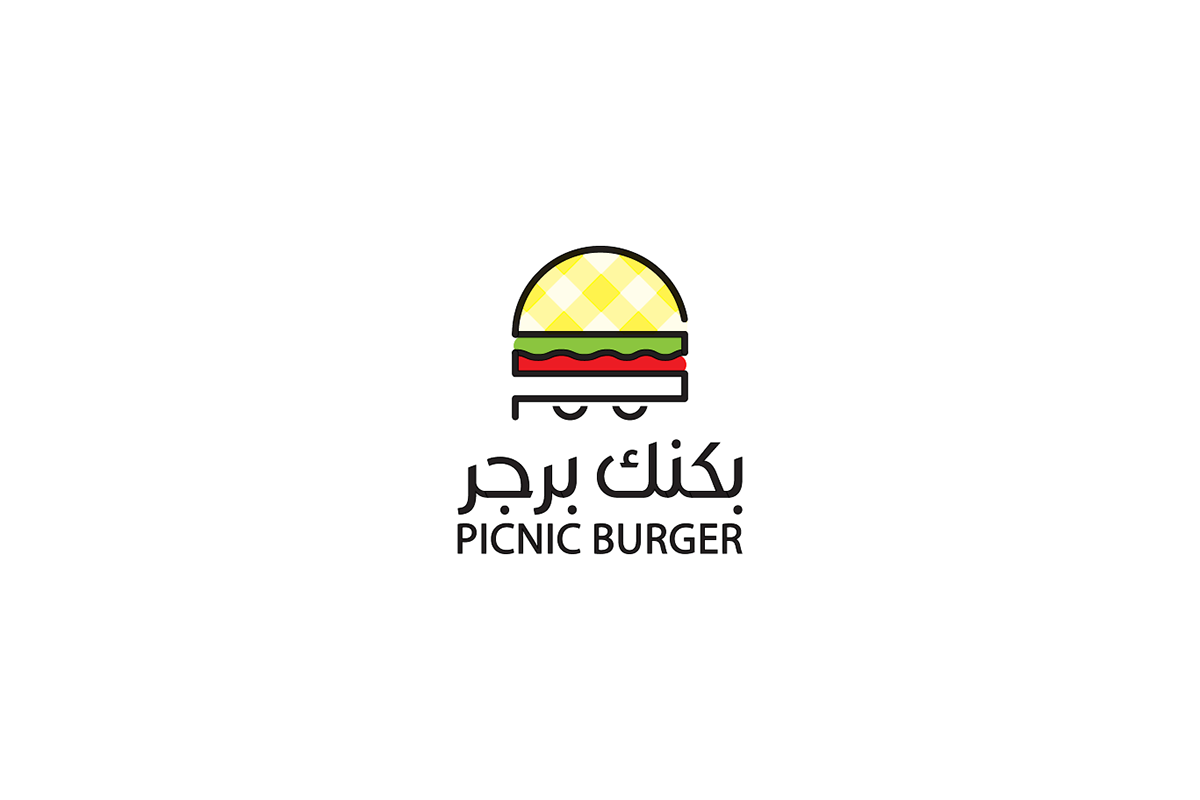 graphic design logo identity branding  art burger paper Food  Truck