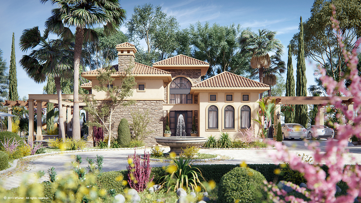 muhammad taher tuscan-style Villa