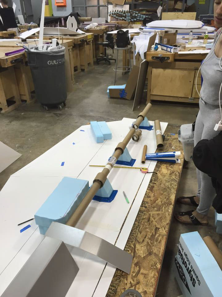 Adobe Portfolio Vehicle blue foam foam model prototype Rapid Prototyping