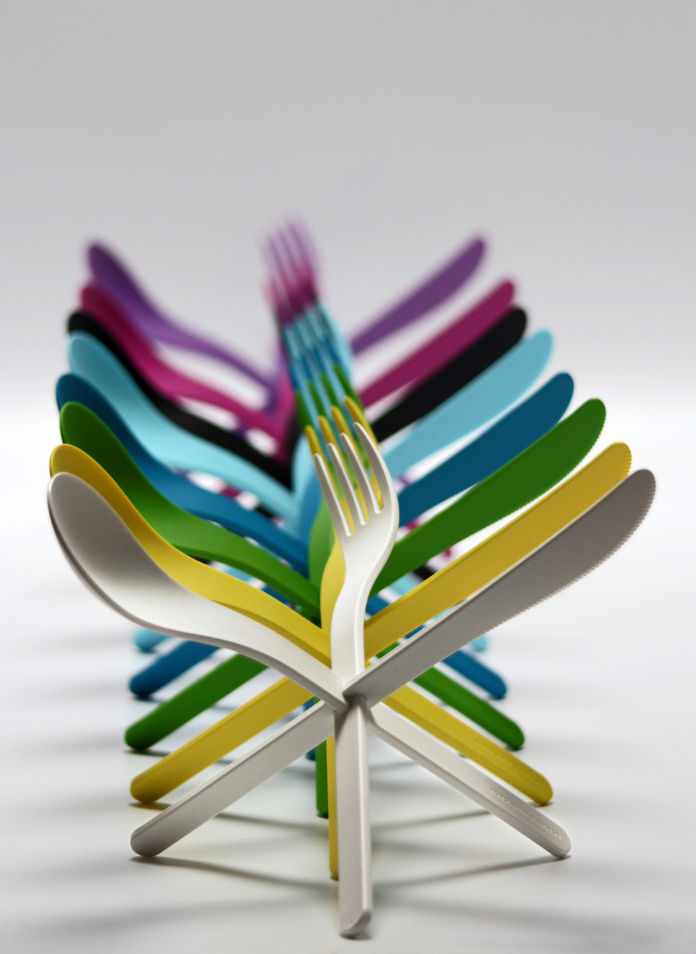 cutlery plastic Innovative decoration new