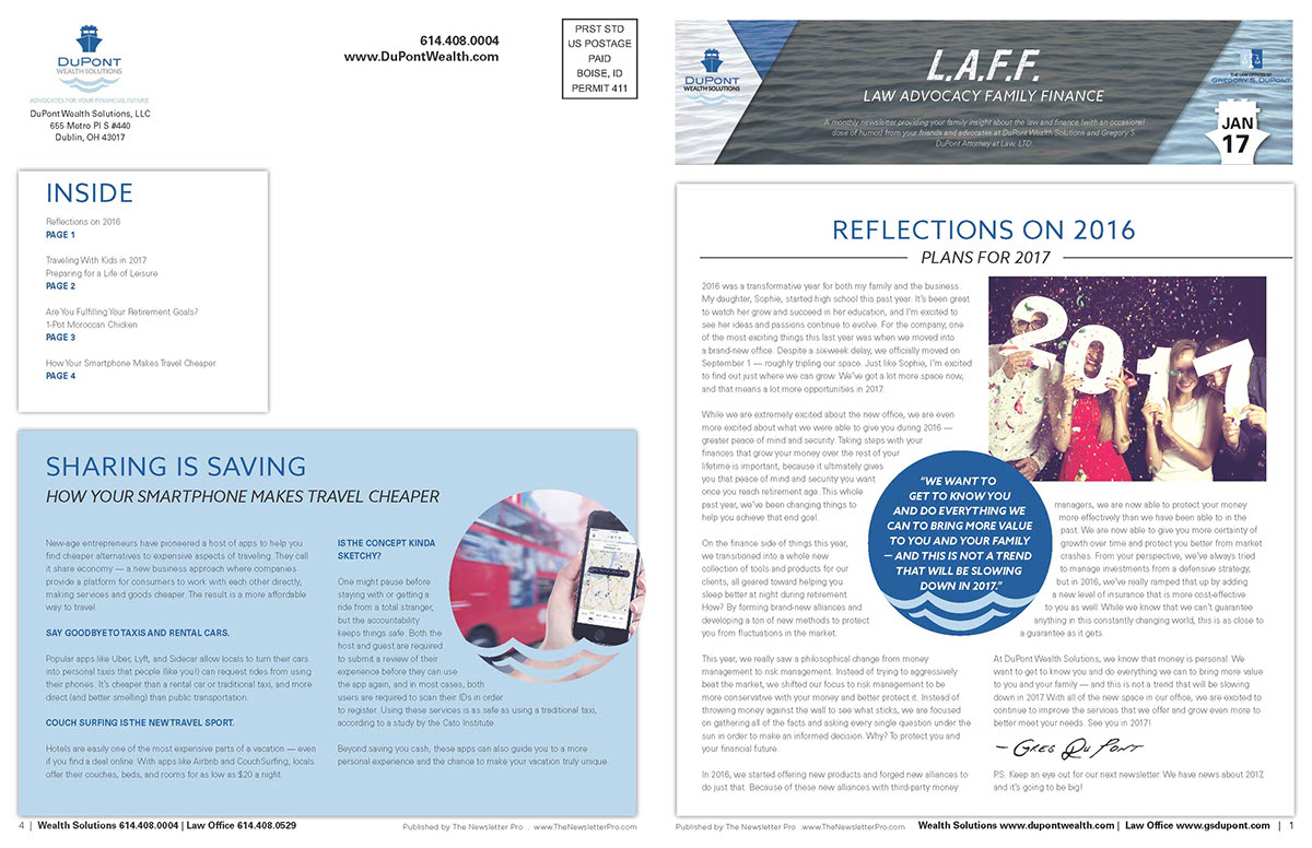 newsletter marketing   Direct mail mailers edition monthly subscription