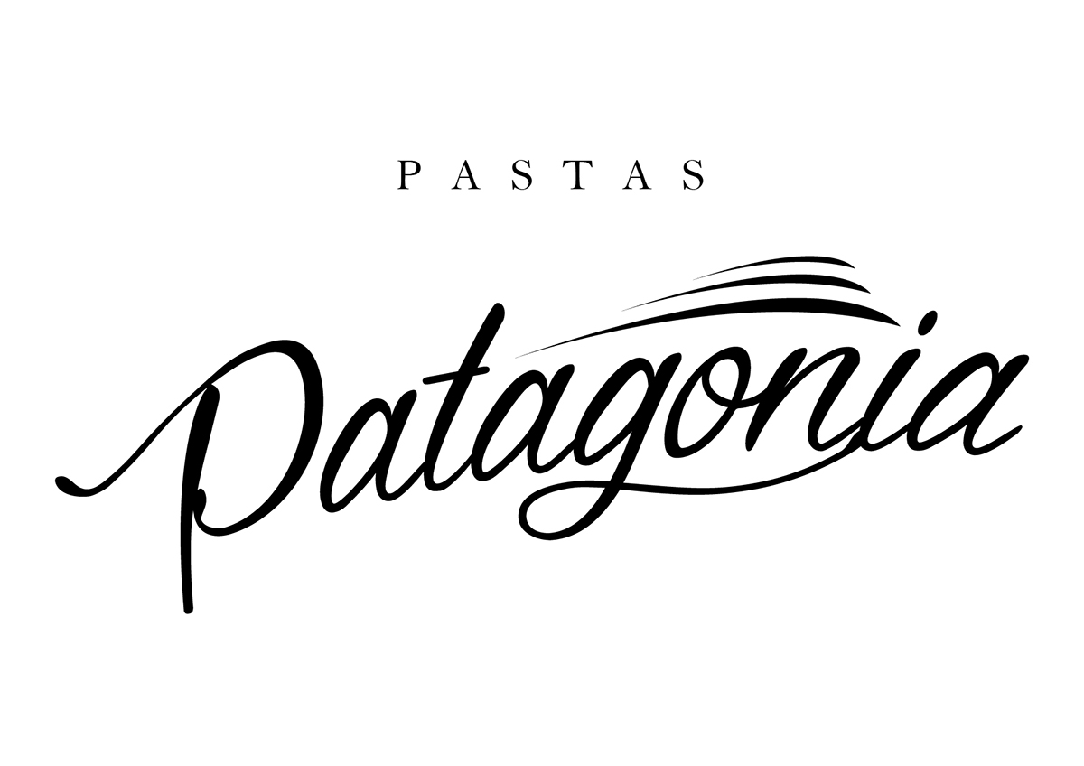 diseño gráfico ilustracion pastas artesanales  pastas patagonia montañas