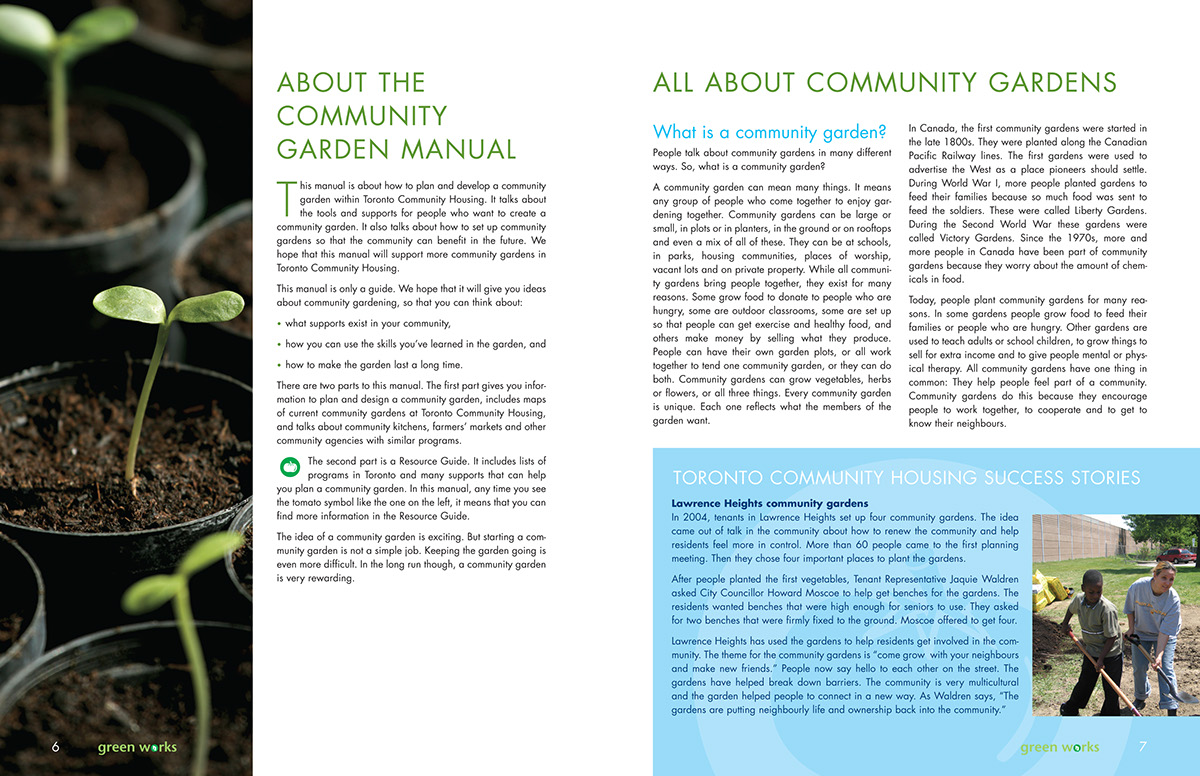 booklet manual garden